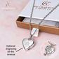 Engraved Cat / Dog Paw Cremation Ashes Urn Necklace Silver