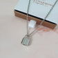 Engraved Padlock Cremation Ashes Urn Necklace Silver