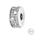 Crystal Clip Stopper Charm 925 Sterling Silver (fits pandora )