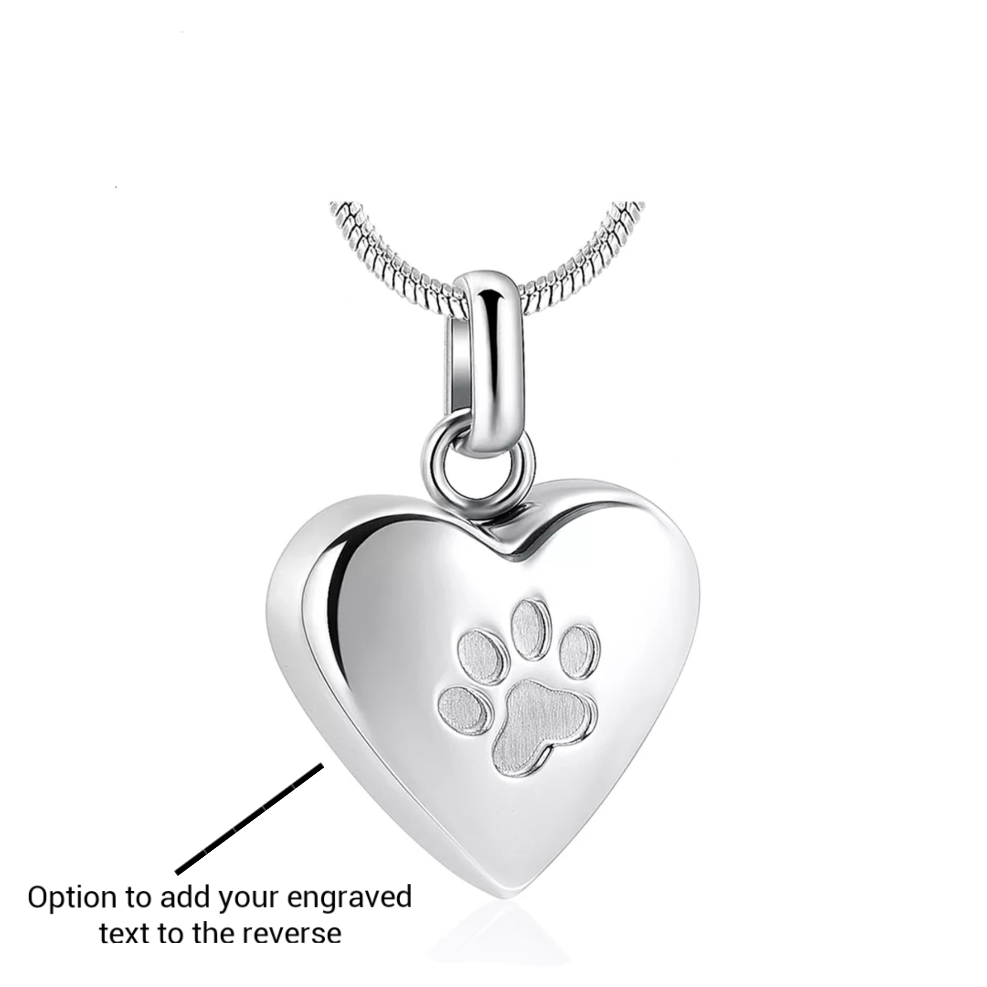 Cremation Ashes Heart Necklace 925 Sterling Silver - Memorial . Gift Boxed  | eBay