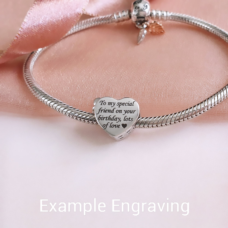 Engraved 30th Birthday Anniversary Charm 925 Sterling Silver Fits Pandora The Charming Keepsake Co