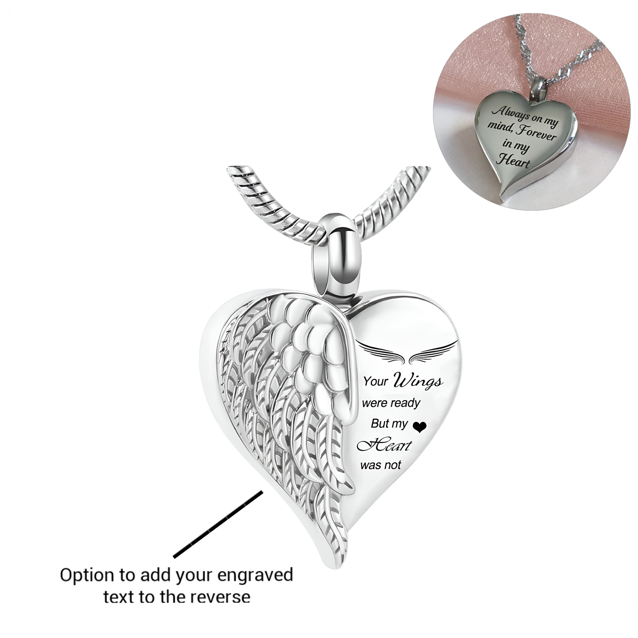 Waterproof Cremation Jewelry Personalized Dog Cremation Necklace