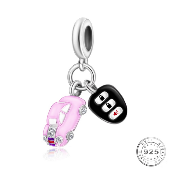 ABAOLA Key To My Heart Charm – 925 Sterling Silver Lock & Key Bead, Fits Pandora Bracelets