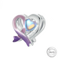 Purple Awareness Ribbon Charm 925 Sterling Silver (fits pandora ). The Purple Ribbon is commonly used to raise awareness for&nbsp;Alzheimers Disease, pancreatic cancer, Crohn&