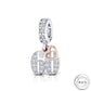 60th Birthday Charm 925 Sterling Silver fits pandora bracelets