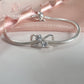Father & Daughter Infinity Charm 925 Sterling Silver