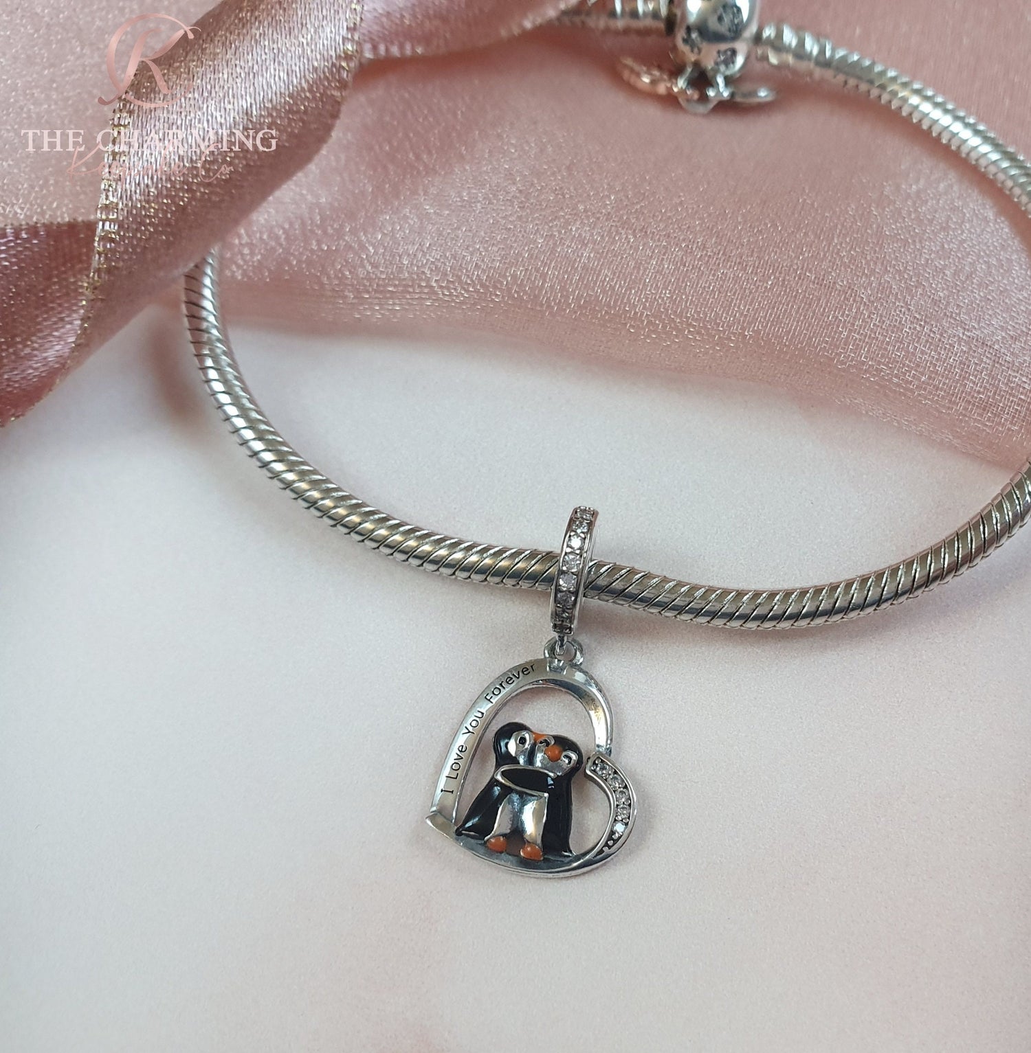 penguin charm 925 sterling silver (fits Pandora – The Charming