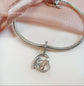 Cousins Forever Friends Charm 925 Sterling Silver and Rose Gold