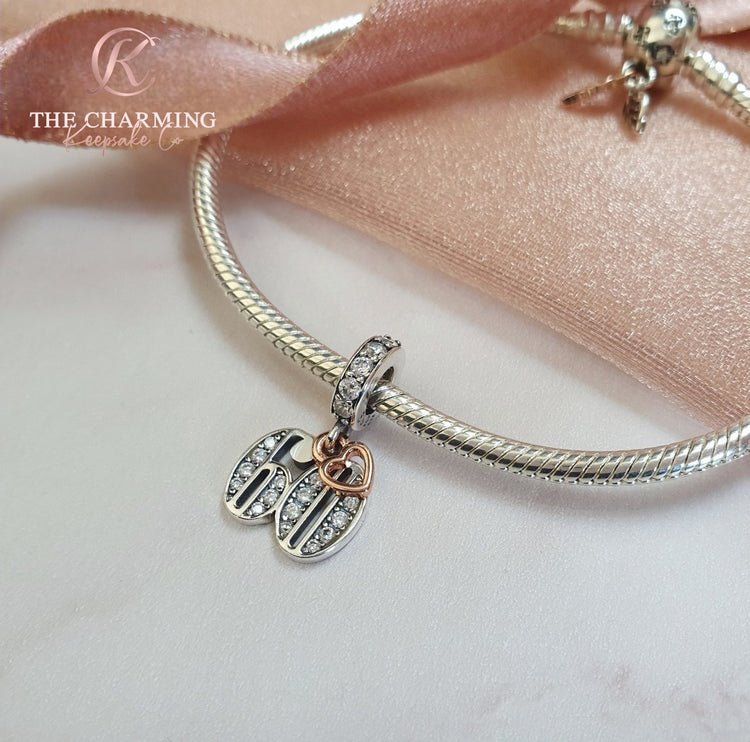 Sterling Silver 60th Birthday Charm