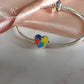 Jigsaw Autism Heart Charm 925 Sterling Silver