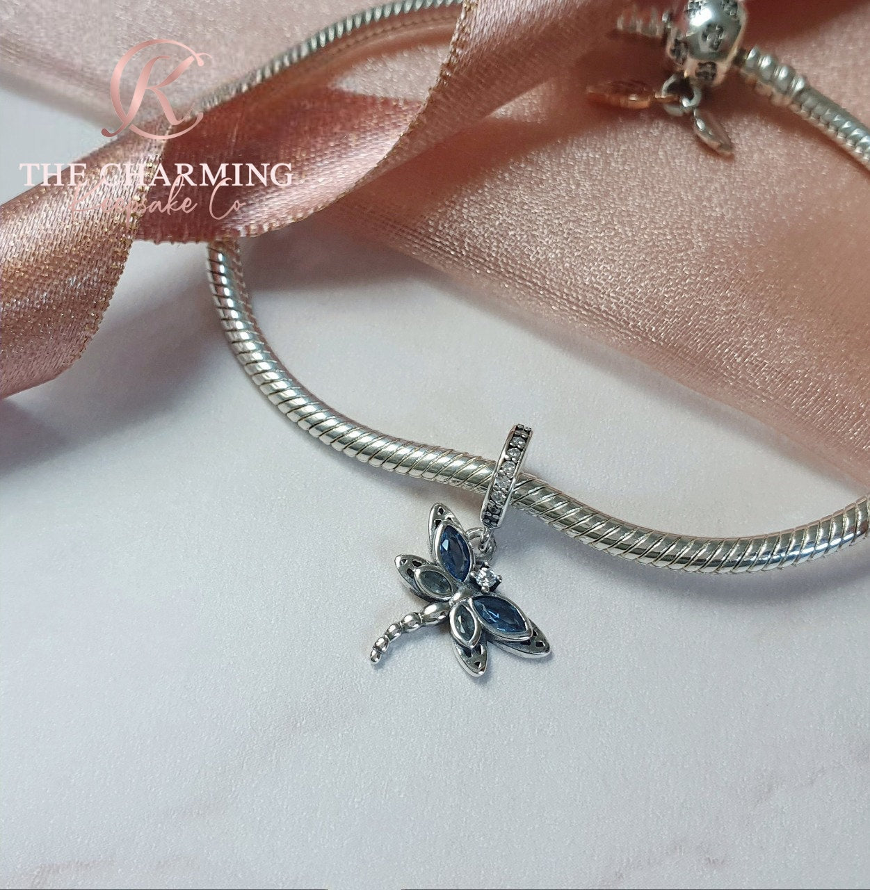 925 Silver Blue Green Butterfly Dragonfly String - Temu