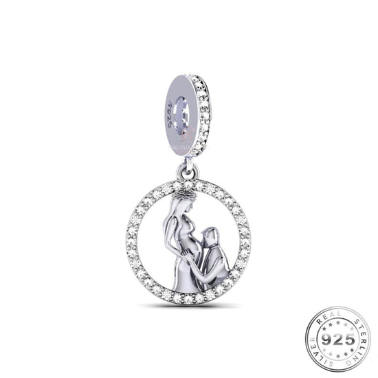 Mum to be Charm 925 Sterling Silver - New Baby Girl / Boy