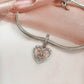 Sisters Forever Friends Charm 925 Sterling Silber und Roségold – Drei Schwestern