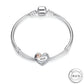 Mum Heart Charm 925 Sterling Silver - I Love You to the Moon & Back