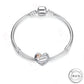 Mummy Heart Charm 925 Sterling Silver - I Love You to the Moon & Back