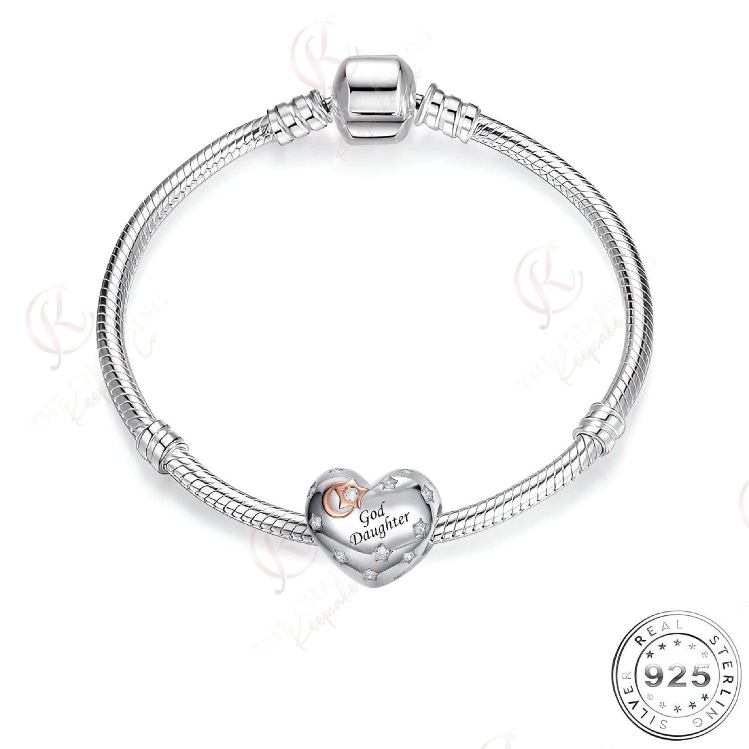 Sterling Silver Daughter Charms For Pandora Bracelets Mother