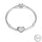 Grandad Heart Charm 925 Sterling Silver - I Love You to the Moon & Back