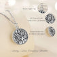Cremation Ashes Family Tree Necklace 925 Sterling Silver - Forever in my heart