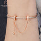 Rose Gold Safety Chain 925 Sterling Silver