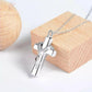 Cremation Ashes Cross Necklace 925 Sterling Silver
