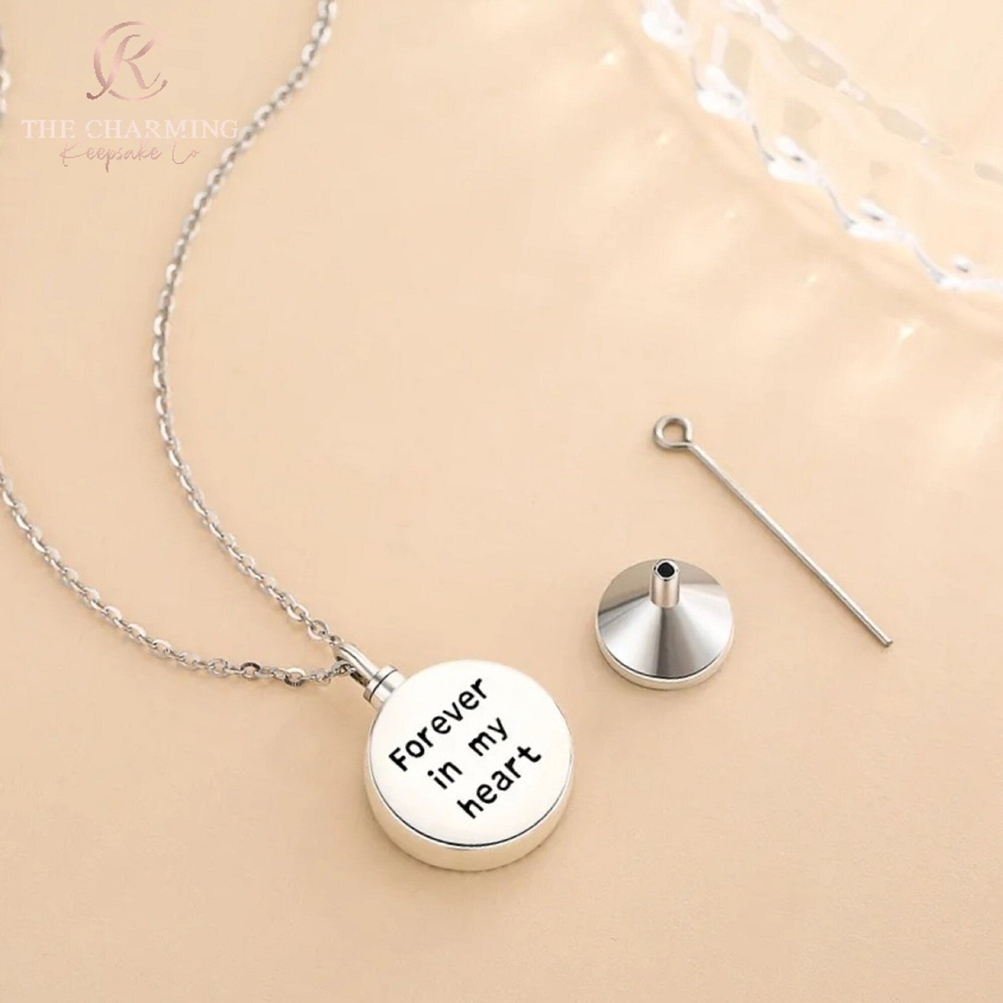 Memorial Ashes Necklace | Cremation Ash Jewellery