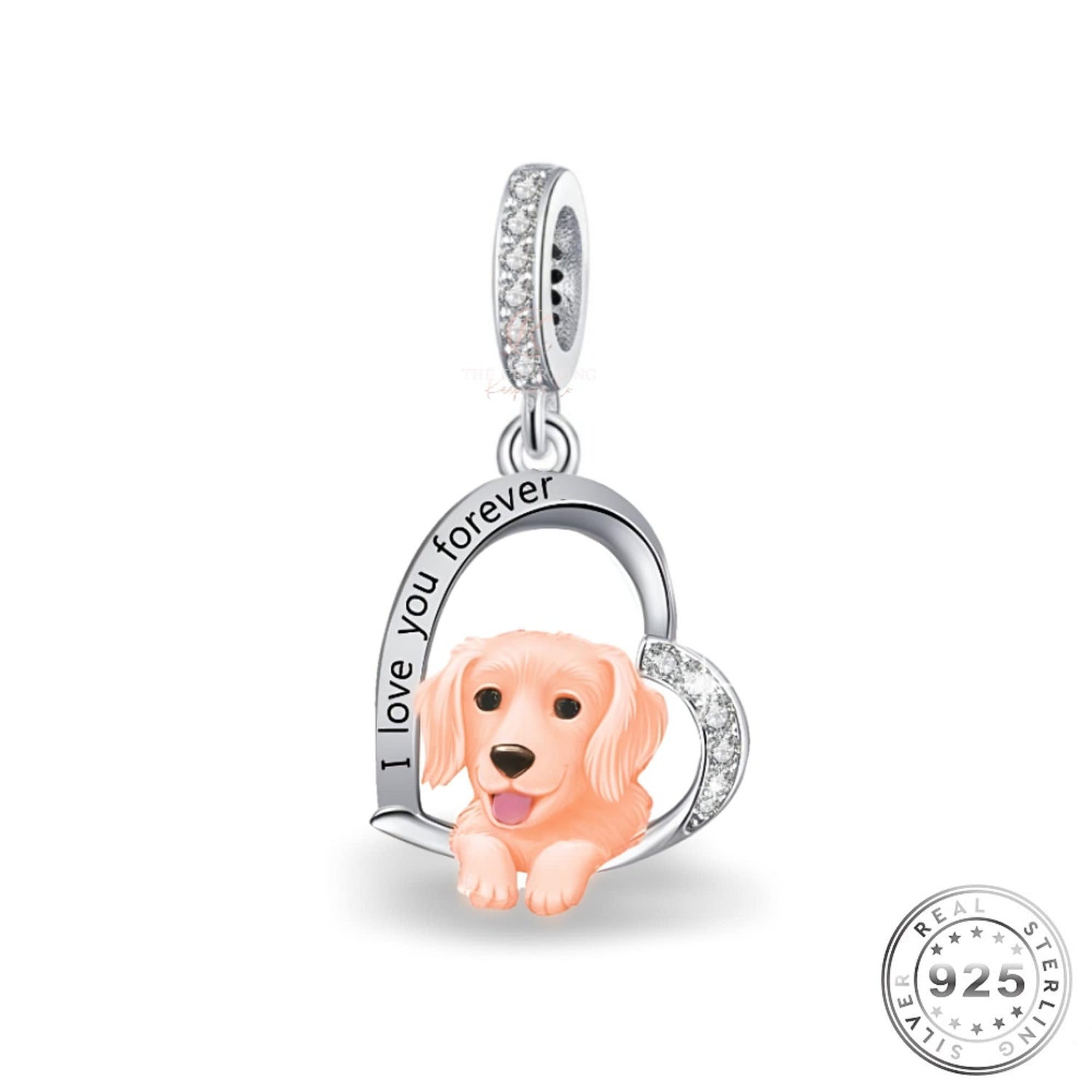 Pandora Jewelry Pandora Christmas Puppy Golden Retriever Dog Charm