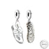 Running Trainer Charm 925 Sterling Silver  fits pandora